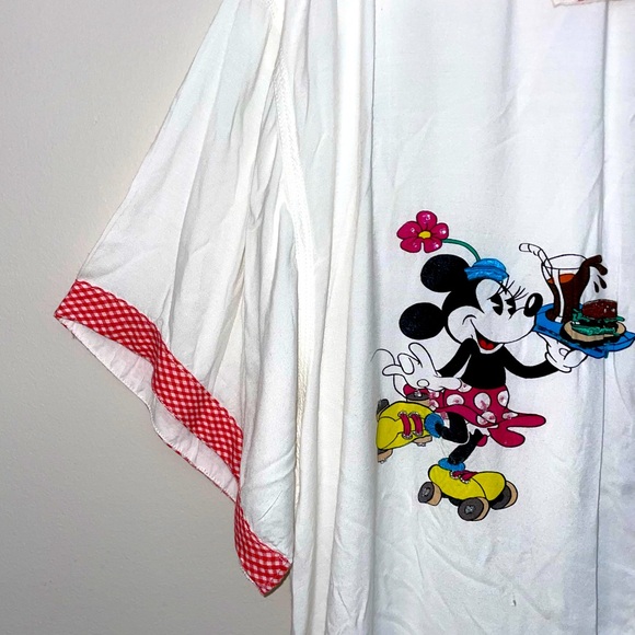 JouJou Disney Mickey Mouse XL Shirt  button up  Beaded Embrioidered Vintage - Picture 4 of 16